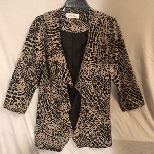 Calvin Klein Ruffle Drape Jacket ✨